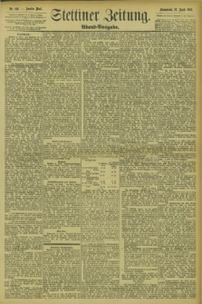 Stettiner Zeitung. 1895, Nr. 196 (27 April) - Morgen-Ausgabe