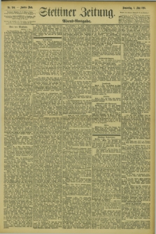 Stettiner Zeitung. 1895, Nr. 204 (2 Mai) - Abend-Ausgabe