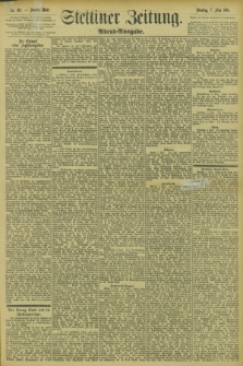 Stettiner Zeitung. 1895, Nr. 212 (7 Mai) - Abend-Ausgabe