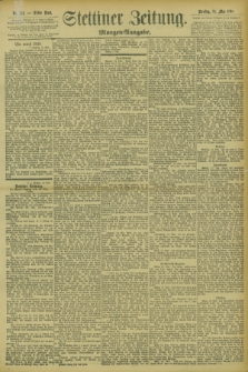 Stettiner Zeitung. 1895, Nr. 223 (14 Mai) - Morgen-Ausgabe