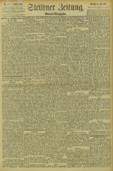 Stettiner Zeitung. 1895, Nr. 224 (14 Mai) - Abend-Ausgabe