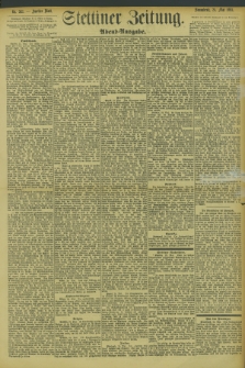 Stettiner Zeitung. 1895, Nr. 242 (25 Mai) - Abend-Ausgabe