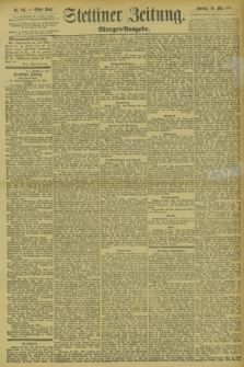 Stettiner Zeitung. 1895, Nr. 243 (26 Mai) - Morgen-Ausgabe