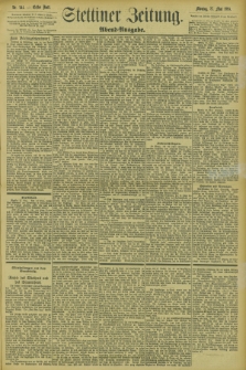 Stettiner Zeitung. 1895, Nr. 244 (27 Mai) - Abend-Ausgabe