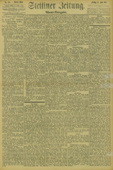 Stettiner Zeitung. 1895, Nr. 252 (31 Mai) - Abend-Ausgabe