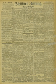 Stettiner Zeitung. 1895, Nr. 277 (16 Juni) - Morgen-Ausgabe