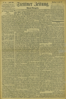 Stettiner Zeitung. 1895, Nr. 284 (20 Juni) - Abend-Ausgabe