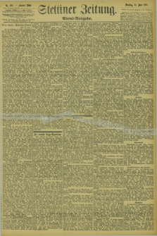 Stettiner Zeitung. 1895, Nr. 292 (25 Juni) - Abend-Ausgabe