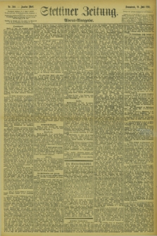 Stettiner Zeitung. 1895, Nr. 300 (29 Juni) - Abend-Ausgabe