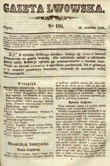 Gazeta Lwowska. 1848, nr 109