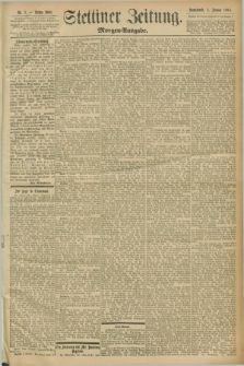 Stettiner Zeitung. 1896, Nr. 5 (4 Januar) - Morgen-Ausgabe