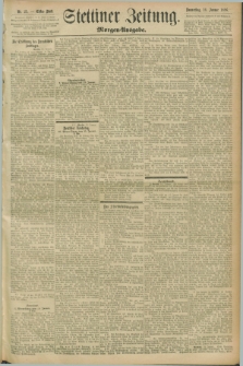 Stettiner Zeitung. 1896, Nr. 25 (16 Januar) - Morgen-Ausgabe