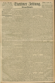 Stettiner Zeitung. 1896, Nr. 45 (28 Januar) - Morgen-Ausgabe
