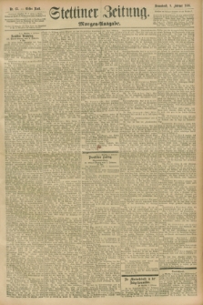 Stettiner Zeitung. 1896, Nr. 65 (8 Februar) - Morgen-Ausgabe