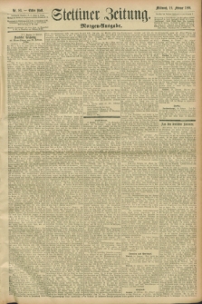 Stettiner Zeitung. 1896, Nr. 83 (19 Februar) - Morgen-Ausgabe