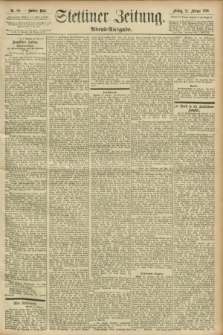 Stettiner Zeitung. 1896, Nr. 88 (21 Februar) - Abend-Ausgabe