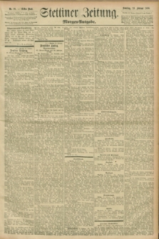 Stettiner Zeitung. 1896, Nr. 91 (23 Februar) - Morgen-Ausgabe