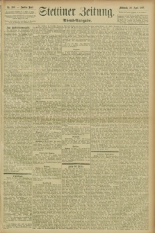 Stettiner Zeitung. 1896, Nr. 200 (29 April) - Abend-Ausgabe