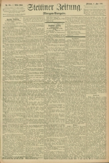 Stettiner Zeitung. 1896, Nr. 211 (6 Mai) - Morgen-Ausgabe