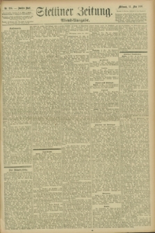 Stettiner Zeitung. 1896, Nr. 224 (13 Mai) - Abend-Ausgabe