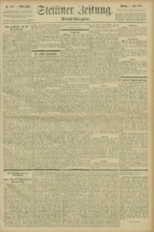 Stettiner Zeitung. 1896, Nr. 252 (1 Juni) - Abend-Ausgabe