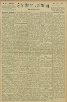 Stettiner Zeitung. 1896, Nr. 256 (3 Juni) - Abend-Ausgabe