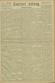Stettiner Zeitung. 1896, Nr. 262 (6 Juni) - Abend-Ausgabe