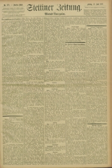 Stettiner Zeitung. 1896, Nr. 272 (12 Juni) - Abend-Ausgabe