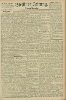 Stettiner Zeitung. 1896, Nr. 273 (13 Juni) - Morgen-Ausgabe