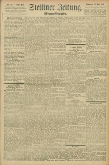 Stettiner Zeitung. 1896, Nr. 285 (20 Juni) - Morgen-Ausgabe