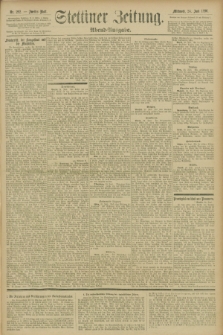 Stettiner Zeitung. 1896, Nr. 292 (24 Juni) - Abend-Ausgabe