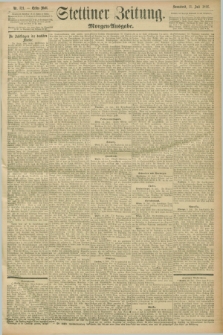 Stettiner Zeitung. 1896, Nr. 321 (11 Juli) - Morgen-Ausgabe