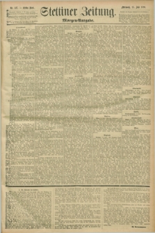 Stettiner Zeitung. 1896, Nr. 327 (15 Juli) - Morgen-Ausgabe