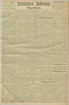 Stettiner Zeitung. 1896, Nr. 335 (19 Juli) - Morgen-Ausgabe