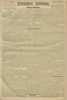 Stettiner Zeitung. 1896, Nr. 361 (4 August) - Morgen-Ausgabe