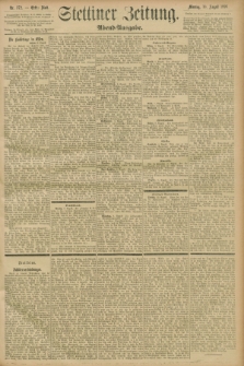 Stettiner Zeitung. 1896, Nr. 372 (10 August) - Abend-Ausgabe