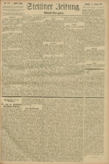 Stettiner Zeitung. 1896, Nr. 374 (11 August) - Abend-Ausgabe