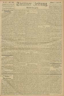 Stettiner Zeitung. 1896, Nr. 376 (12 August) - Abend-Ausgabe