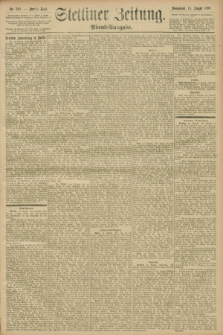 Stettiner Zeitung. 1896, Nr. 382 (15 August) - Abend-Ausgabe