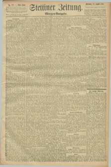 Stettiner Zeitung. 1896, Nr. 387 (19 August) - Morgen-Ausgabe