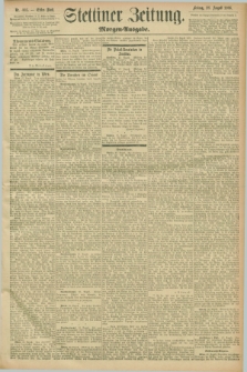 Stettiner Zeitung. 1896, Nr. 403 (28 August) - Morgen-Ausgabe