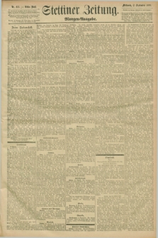 Stettiner Zeitung. 1896, Nr. 411 (2 September) - Morgen-Ausgabe