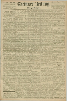 Stettiner Zeitung. 1896, Nr. 421 (8 September) - Morgen-Ausgabe