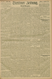 Stettiner Zeitung. 1896, Nr. 428 (11 September) - Abend-Ausgabe
