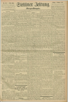 Stettiner Zeitung. 1896, Nr. 463 (2 Oktober) - Morgen-Ausgabe