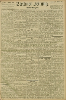Stettiner Zeitung. 1896, Nr. 478 (10 Oktober) - Abend-Ausgabe