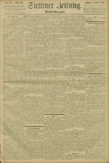Stettiner Zeitung. 1896, Nr. 480 (12 Oktober) - Abend-Ausgabe