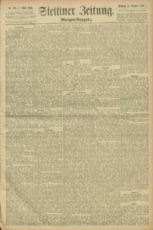 Stettiner Zeitung. 1896, Nr. 481 (13 Oktober) - Morgen-Ausgabe