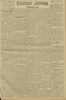 Stettiner Zeitung. 1896, Nr. 482 (13 Oktober) - Abend-Ausgabe