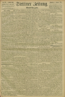 Stettiner Zeitung. 1896, Nr. 490 (17 Oktober) - Abend-Ausgabe
